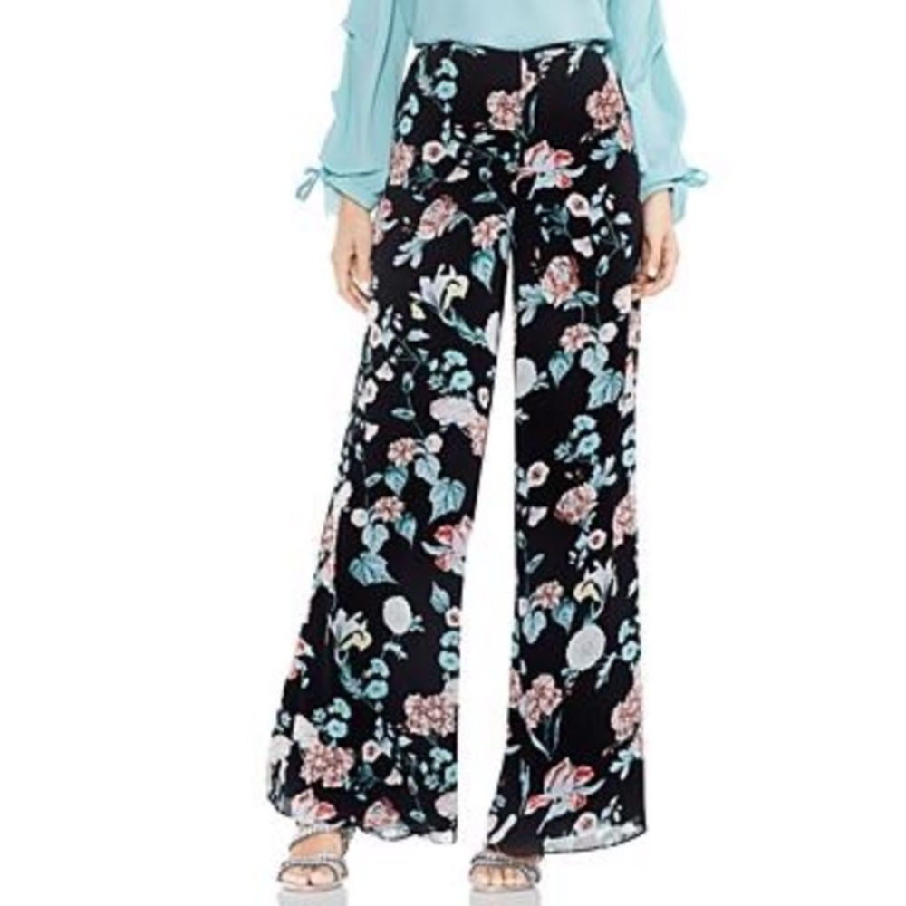NWT Vince Camuto Women Floral Crush Gardens Wide Leg Business Casual Dress Pants